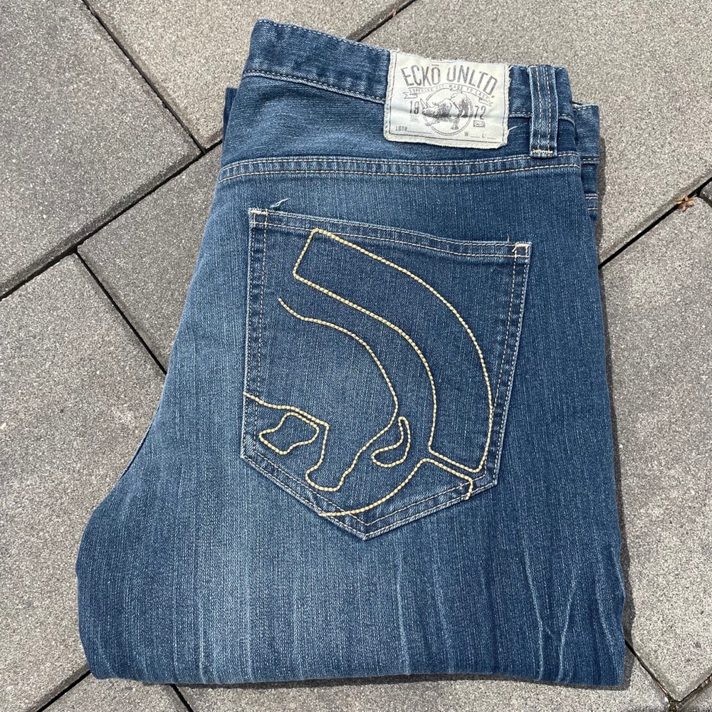 Ecko Unltd Denim Rhino Jeans - Straight Fit - size 32 - Picture 12 of 12